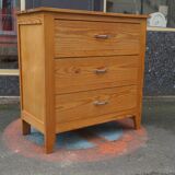 Solid wood chest of drawers 1970