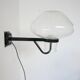 Mid-century glass wall light