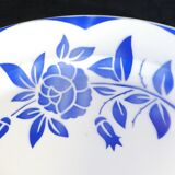 Former plat oavle in faïence of Digoin Sarreguemines model corsica