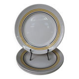 Set of 4 Moulin des Loups flat plates