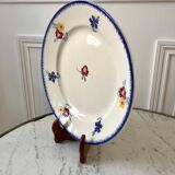 Round dish Digoin Sarreguemines model "Mary-Lou" 30s