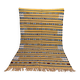 Tapis Kilim Berbère Jaune Fait Main 226 X 150