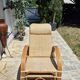 Vintage rattan and bamboo chaise longue, circa 1960s Italy.