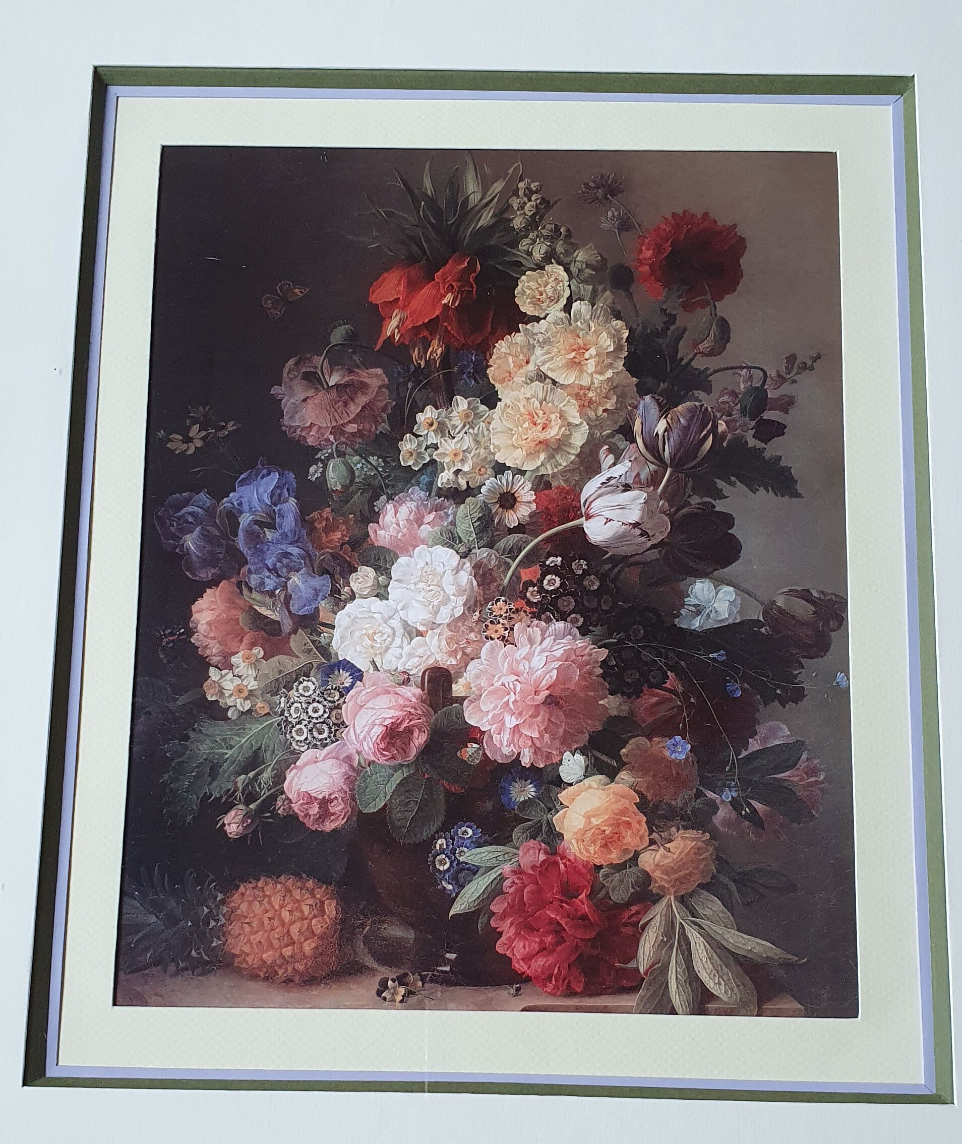 Flower bouquet painting