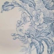 Antique hollow plate Sarreguemines model Flore