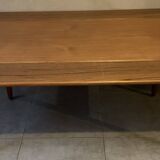 Table modulable danoise en teck Kai Kristiansen 1960