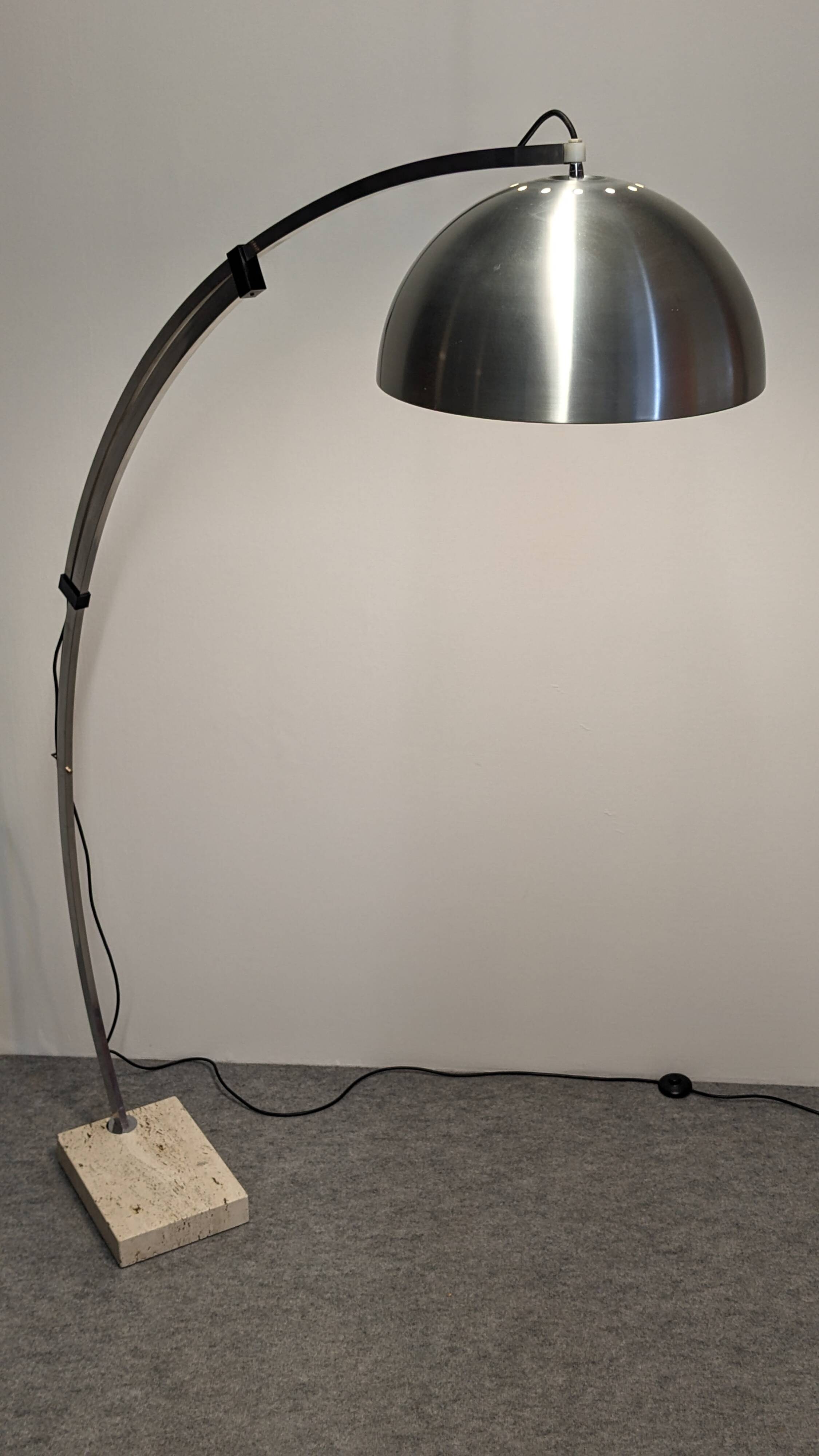 Italian Space Age Arc Floor Lamp, 60s-70s