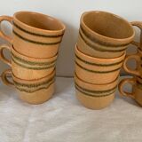 Vintage stoneware mugs