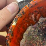 Vintage set of 3 glazed stoneware bowls Morvan pottery and other signature to iden