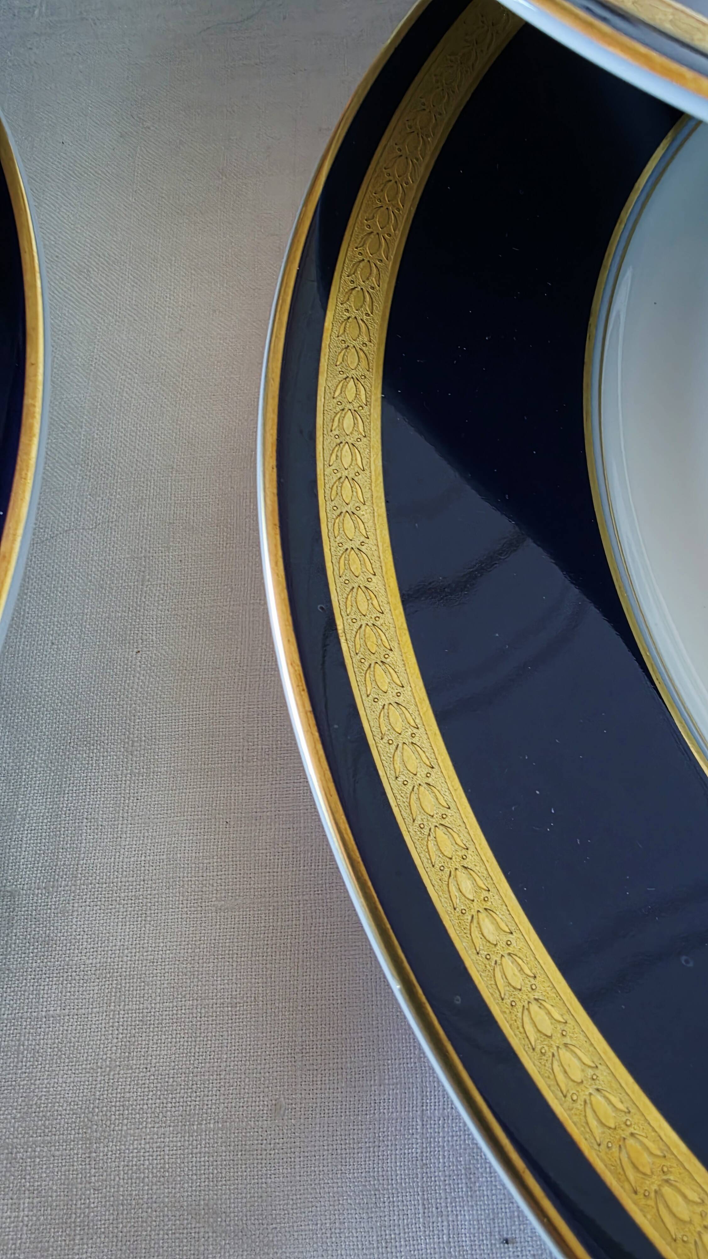 Service de 6 assiettes plates Rosenthal Classic Rose