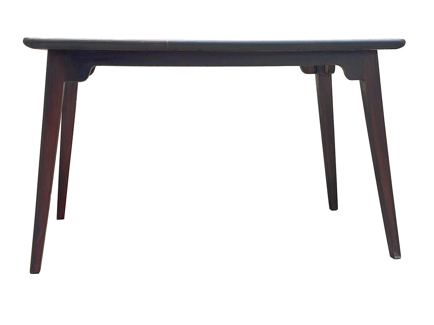Small Danish side table/coffee table in patinated mahogany.