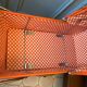 Landau vintage orange et chrome vers 1970