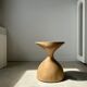Solid wood sofa end