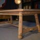 Georges Robert 1960's Brutalist Raw Pine Farm Table