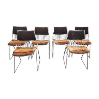 6 chairs by Rudi Verelst for Novalux, 1970