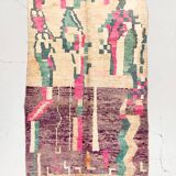 Moroccan Berber Boujaad rug with colorful patterns 2.61x1.57m