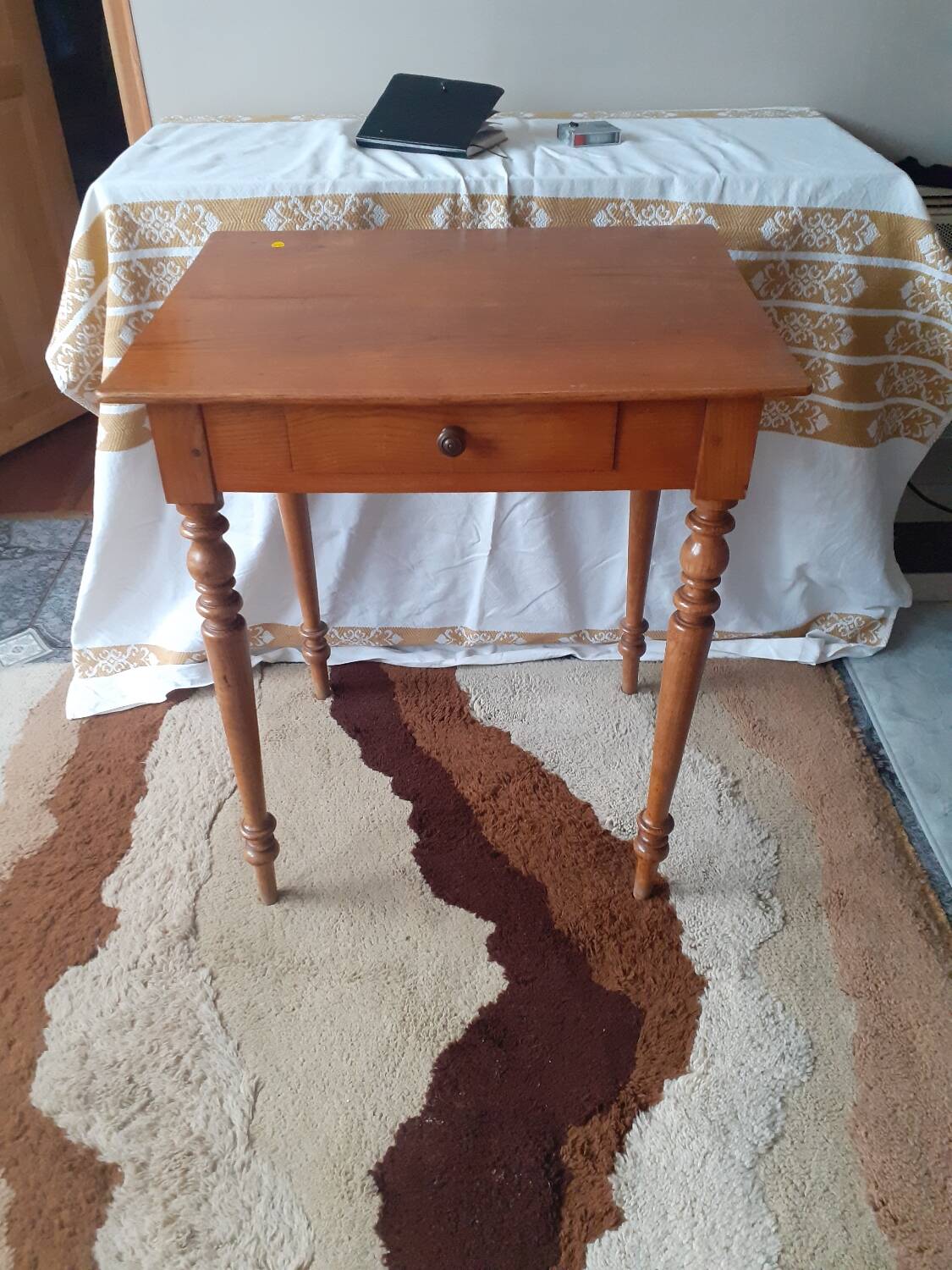 Side table, desk with 1 drawer