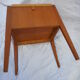 Scandinavian oak sewing basket