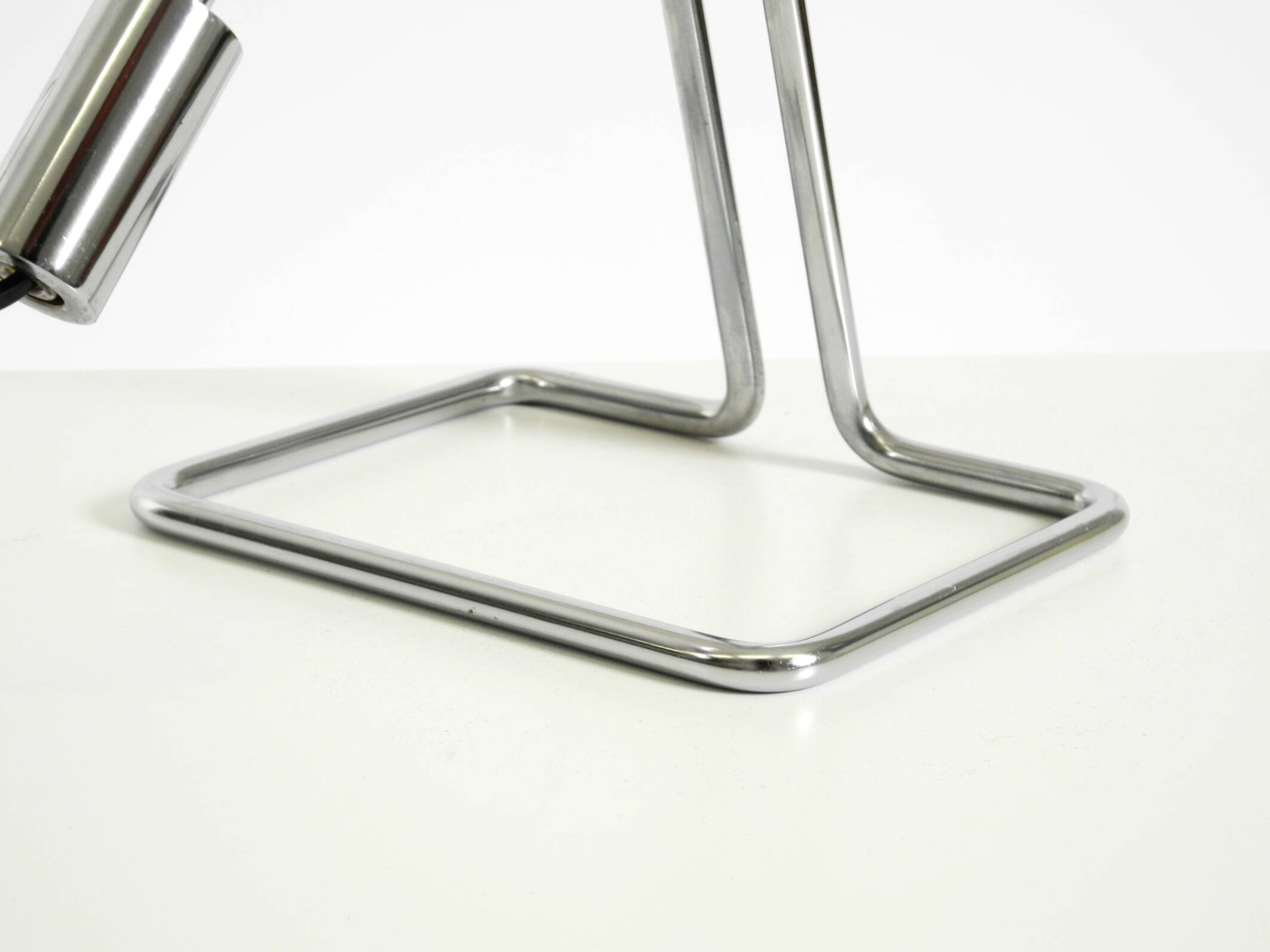 1980s chrome-plated metal table lamp by Abo Randers for IKEA