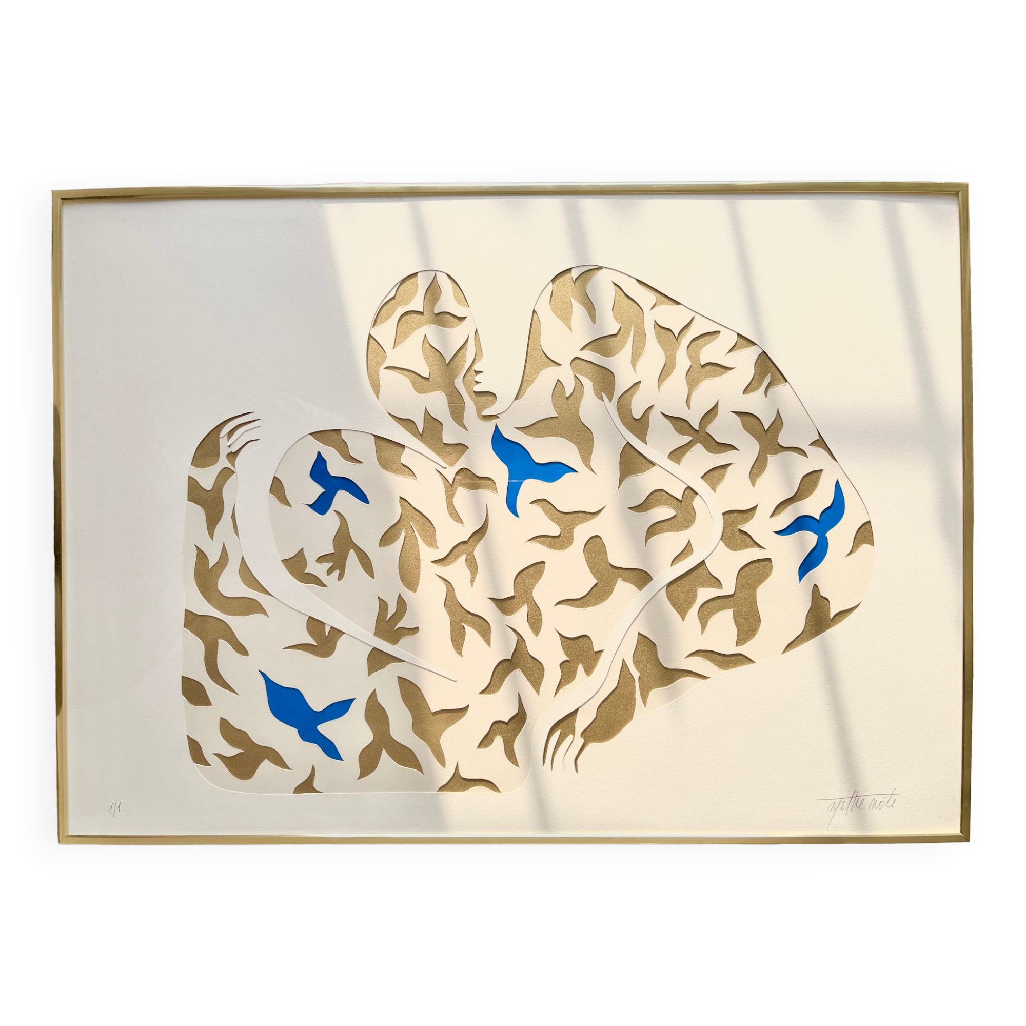 "Le parfum de l'été", 2023, format 50 x 70 cm, unique copy by Atelier Agapé