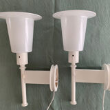 Pair of wall lamps by Uno and Östen Kristiansson for Luxus Sweden