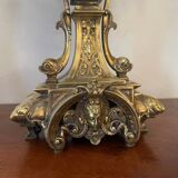 Chandelier en bronze doré xixème