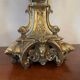 19th century gilded bronze candlestick