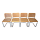 Series of 4 chairs Cesca Breuer B32, Italy