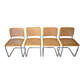 Série de 4 chaises Cesca Breuer B32, Italie