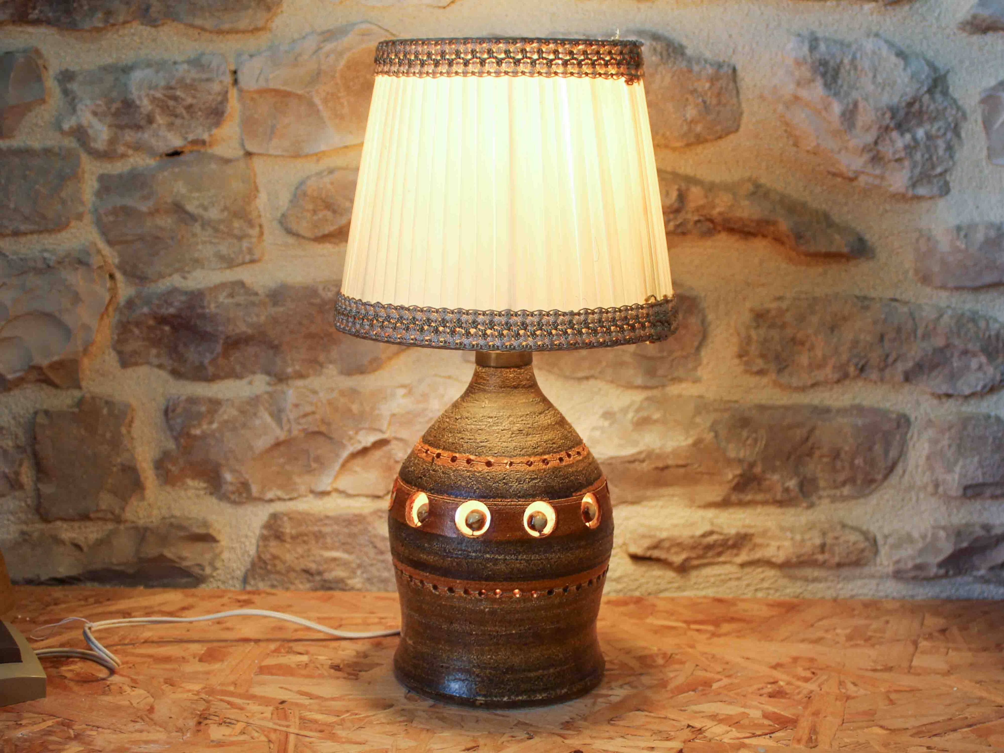Ceramic lamp by Georges Pelletier