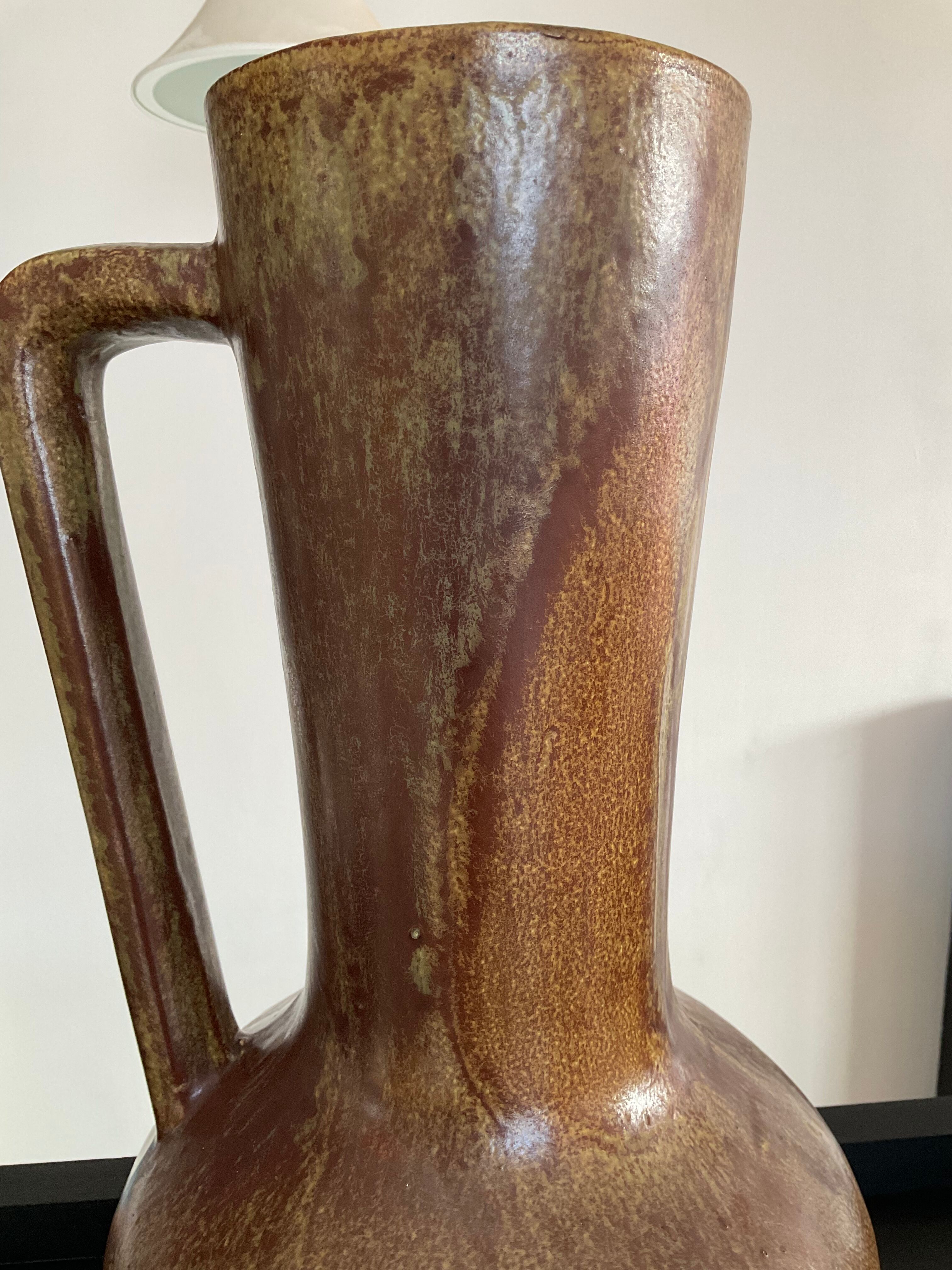 Vase vintage en céramique années 70