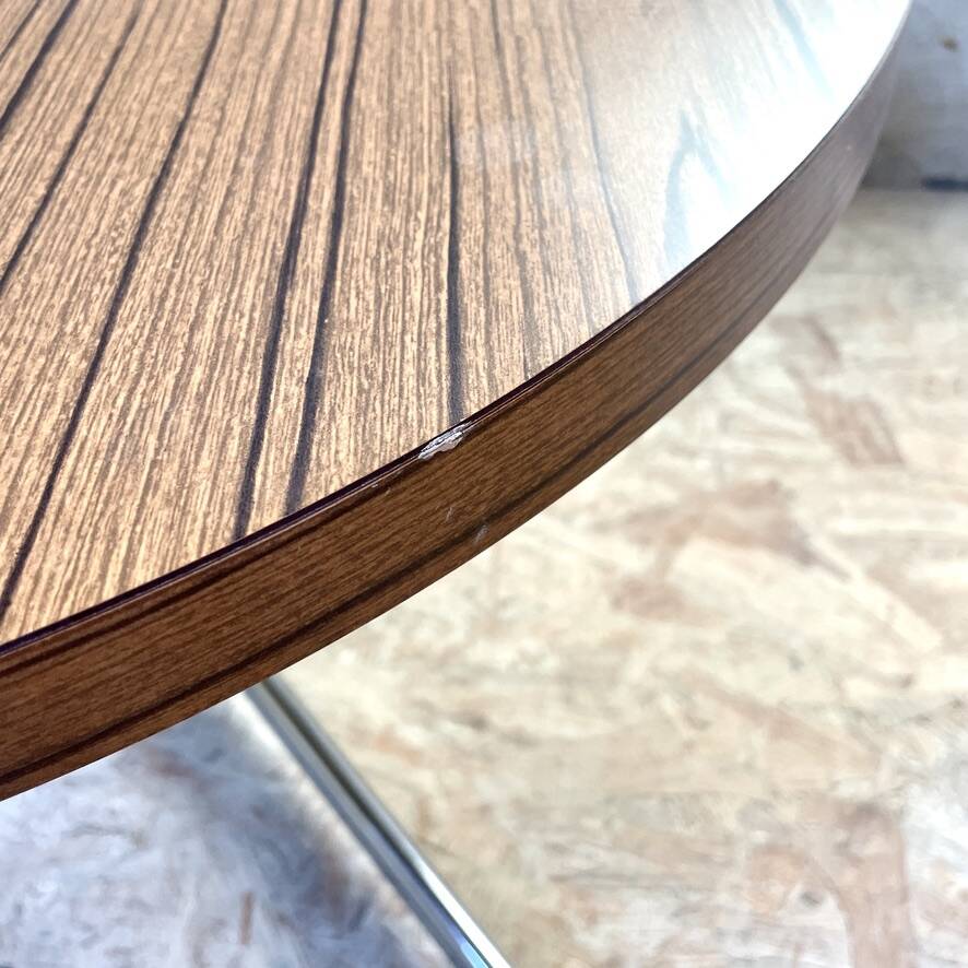 Mahogany formica coffee table