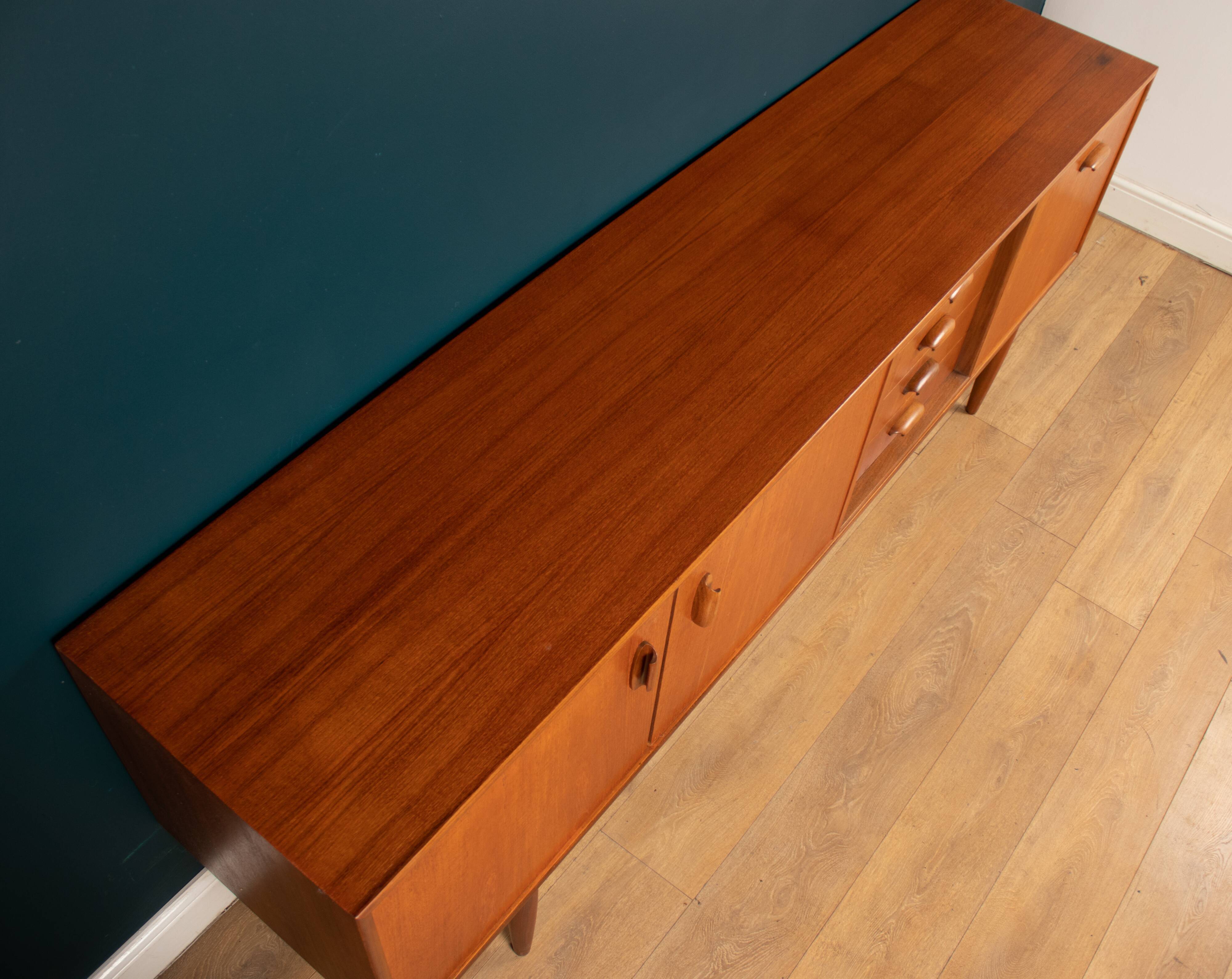 Retro Teak 1960s Restored G Plan Scandi Sideboard By Victor Wilkins