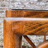 Chippendale Style Faux Bamboo Console Table