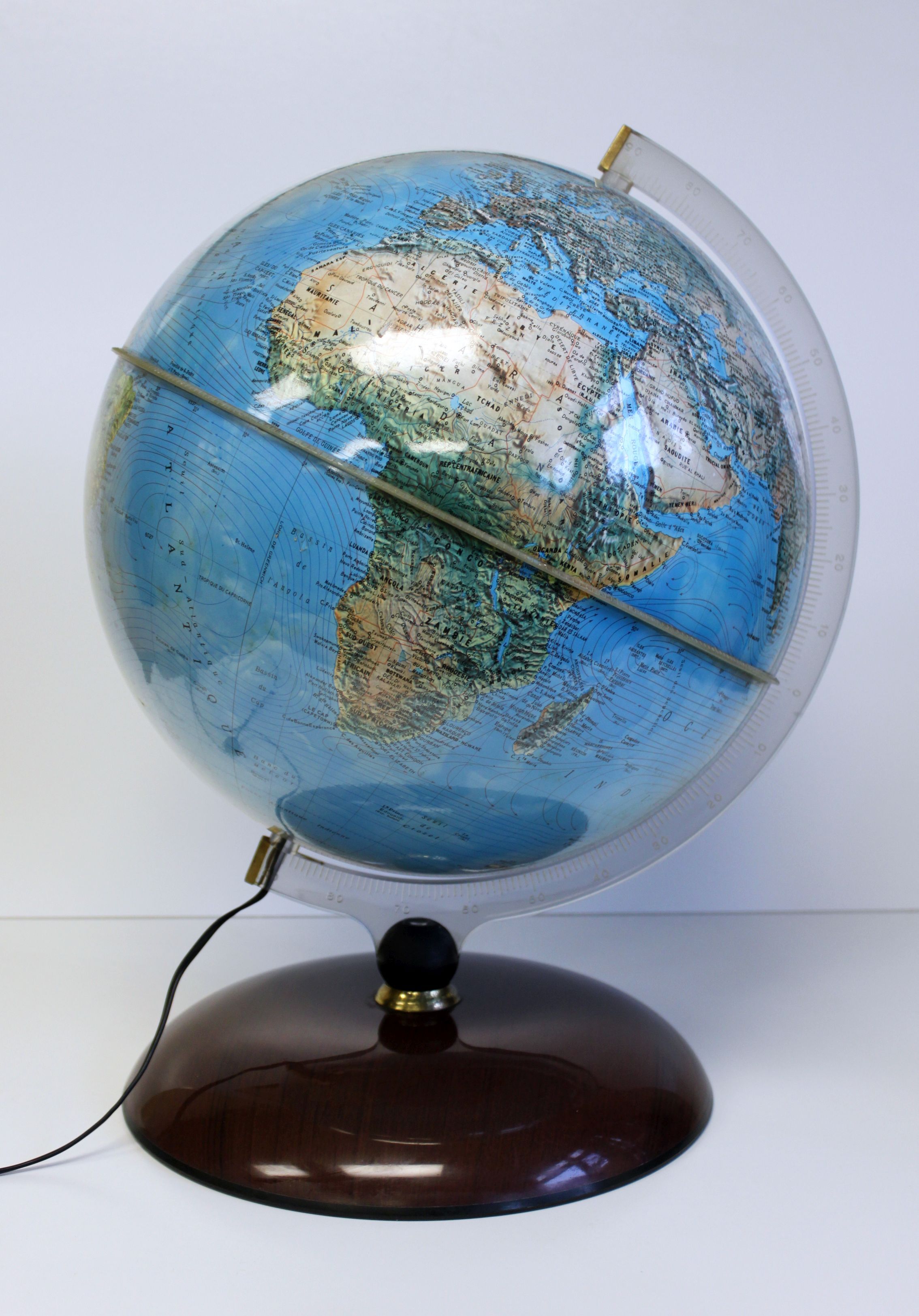 Luminous globe, 80's.