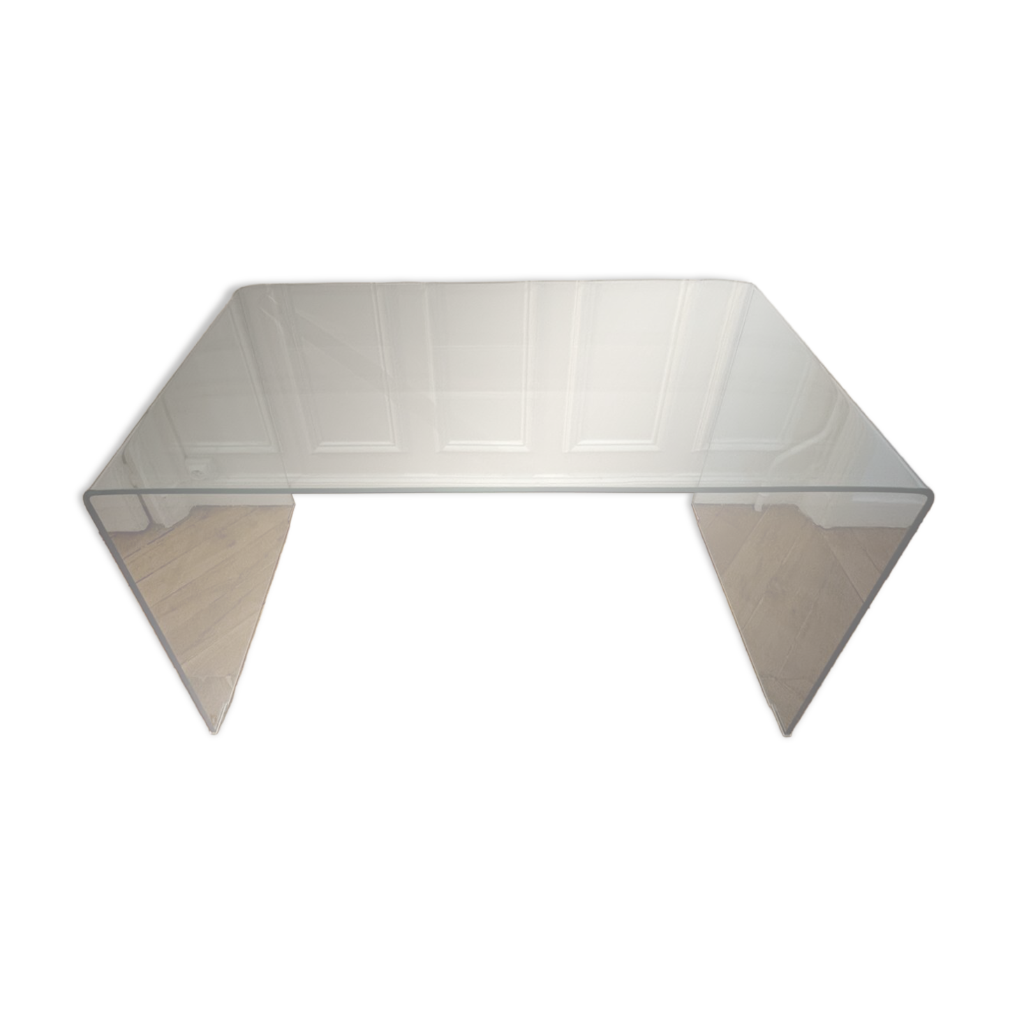 Magnificent tempered glass desk