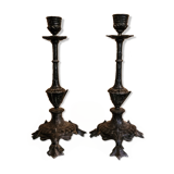 Pair of candle holders