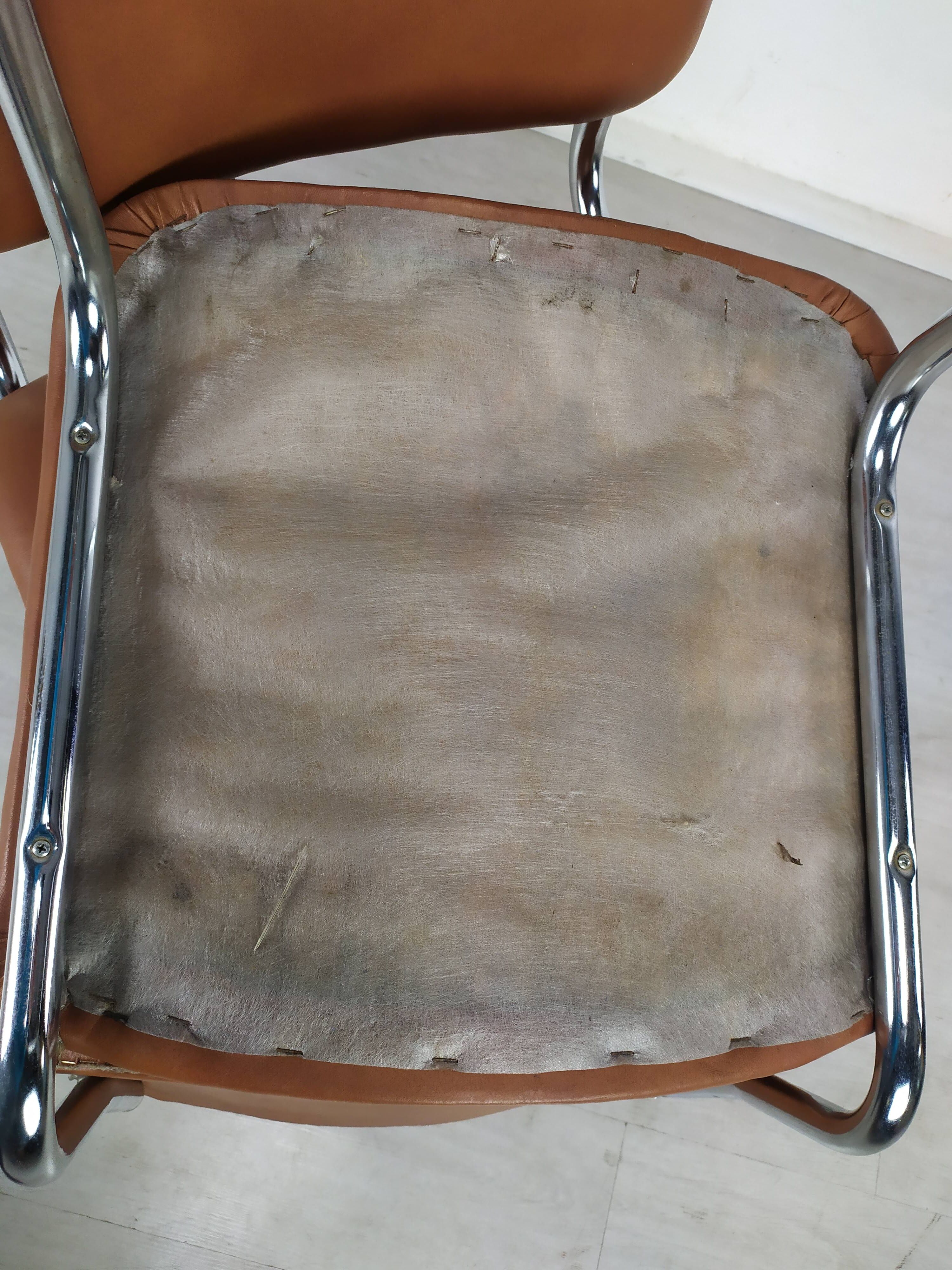 Imitation leather chairs