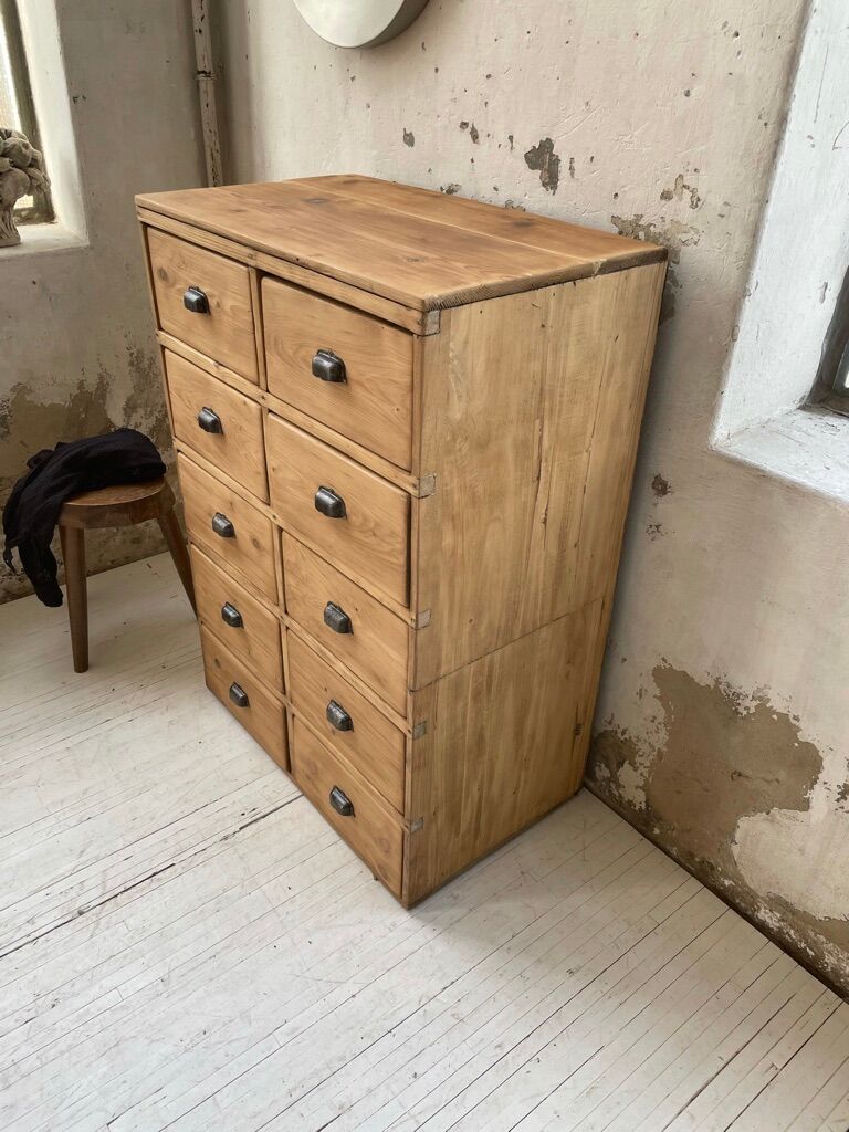 Craft furniture with drawers shell handles