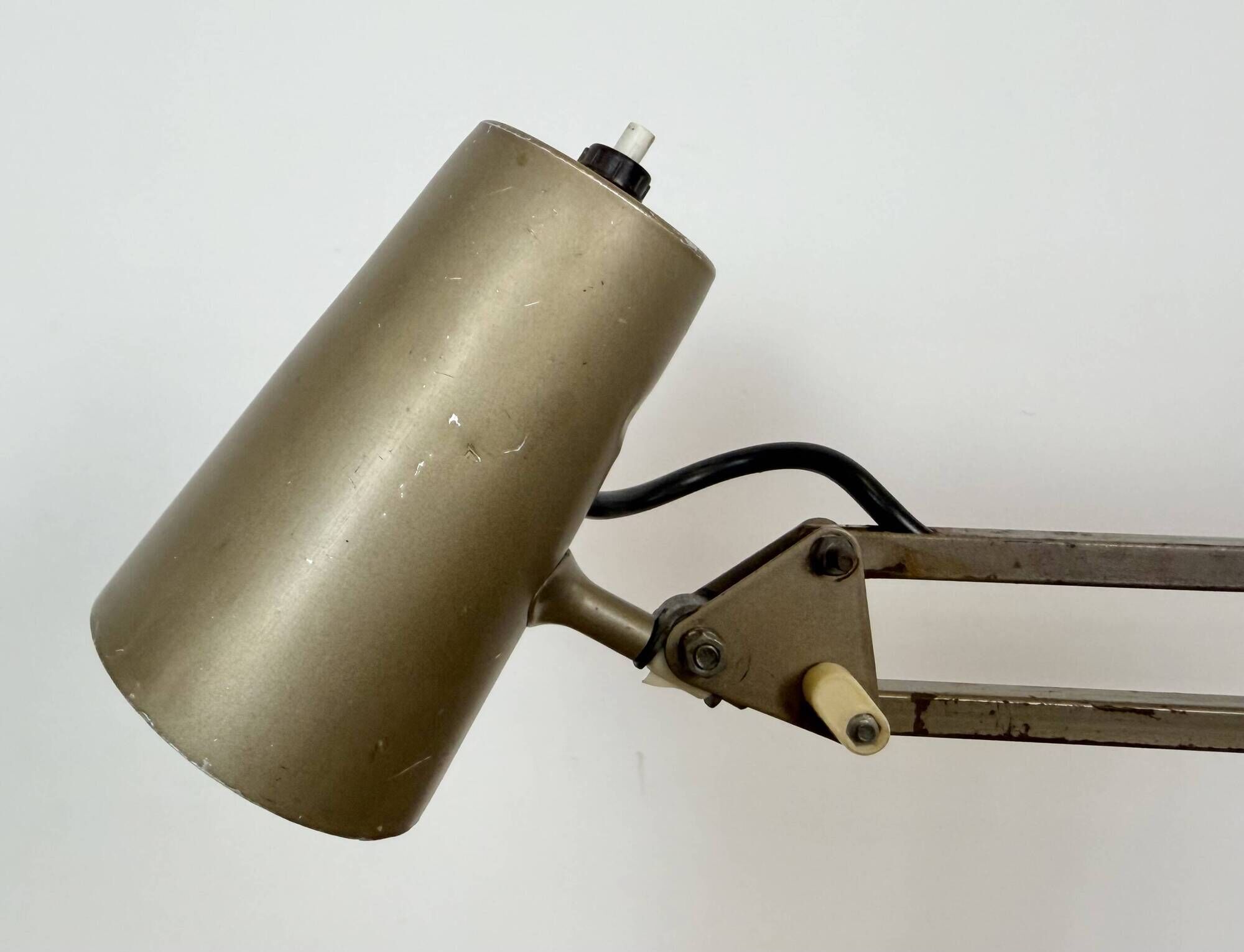 Vintage Brown Adjustable Architect Table Lamp, 1960s