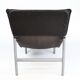 80s leather lounge chair