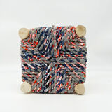 Moroccan mini stool Boucherouite
