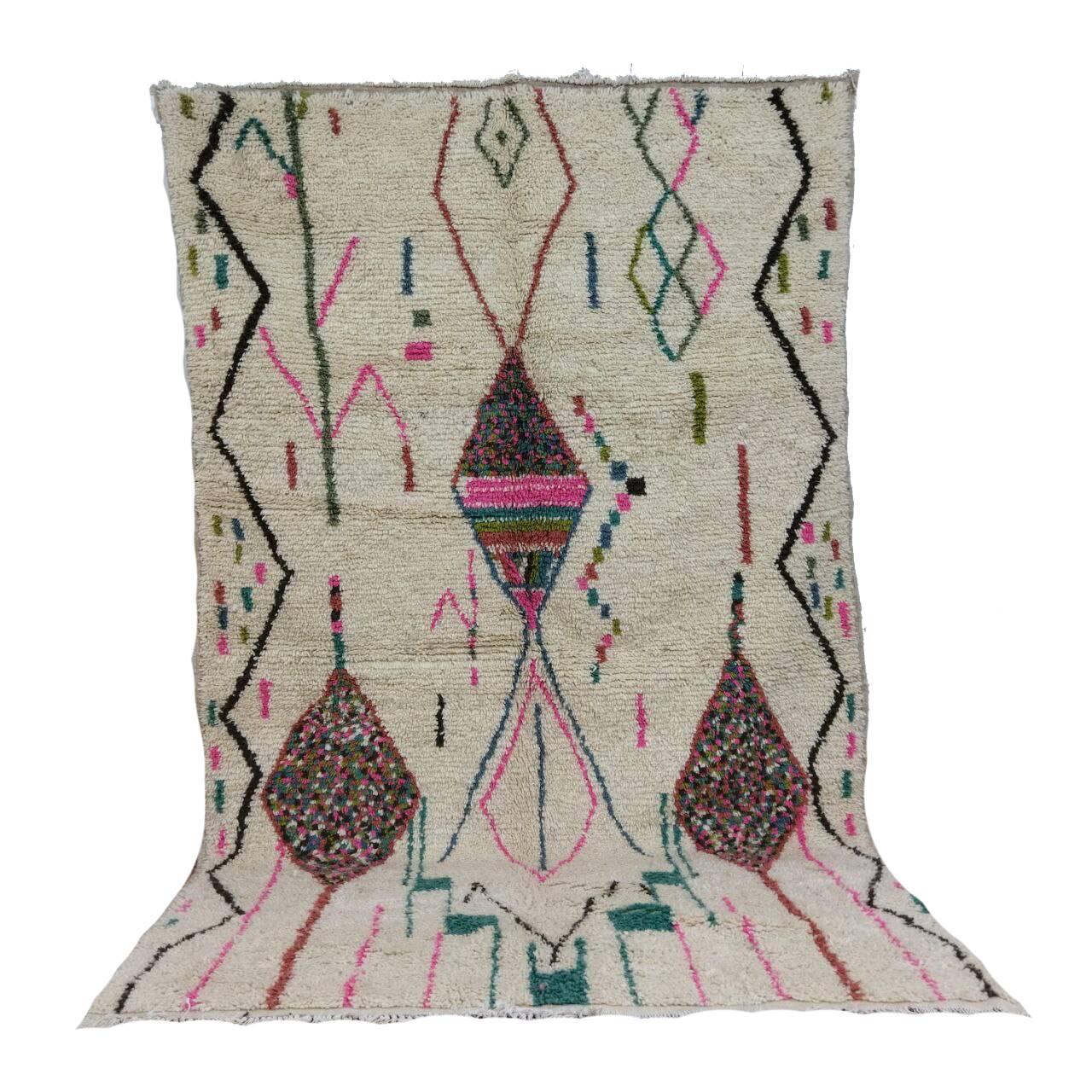 Handmade Moroccan Berber rug 250 x 150 cm