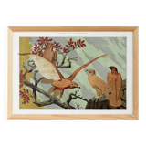 Poster “Eagles”, after an Art Nouveau lithograph from 1897