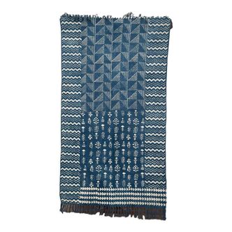 3 x 5 ft-handmade hand-dyed indigo rug,home decor,floor,area, indian traditional rug/carpet.