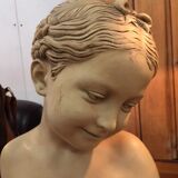 Tête en plâtre
