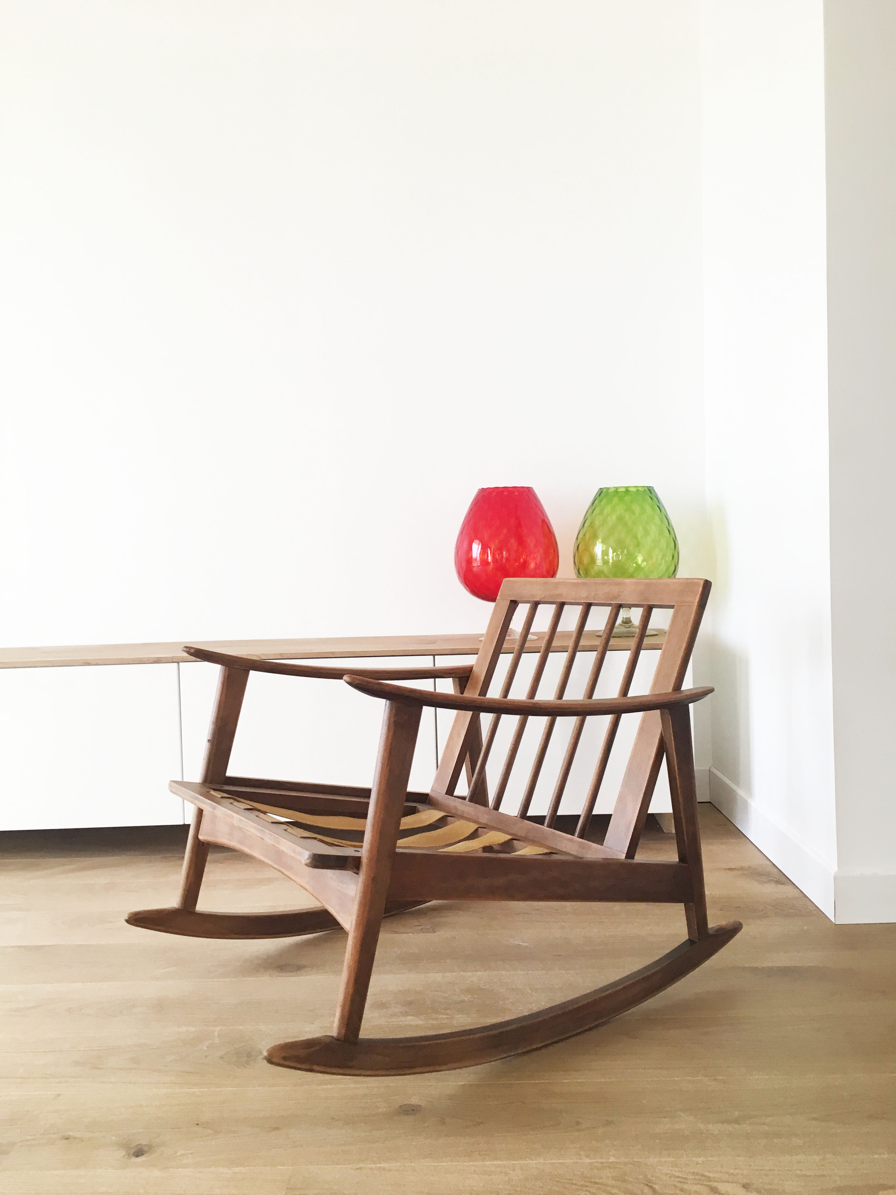 Scandinavian rocking chair 1960