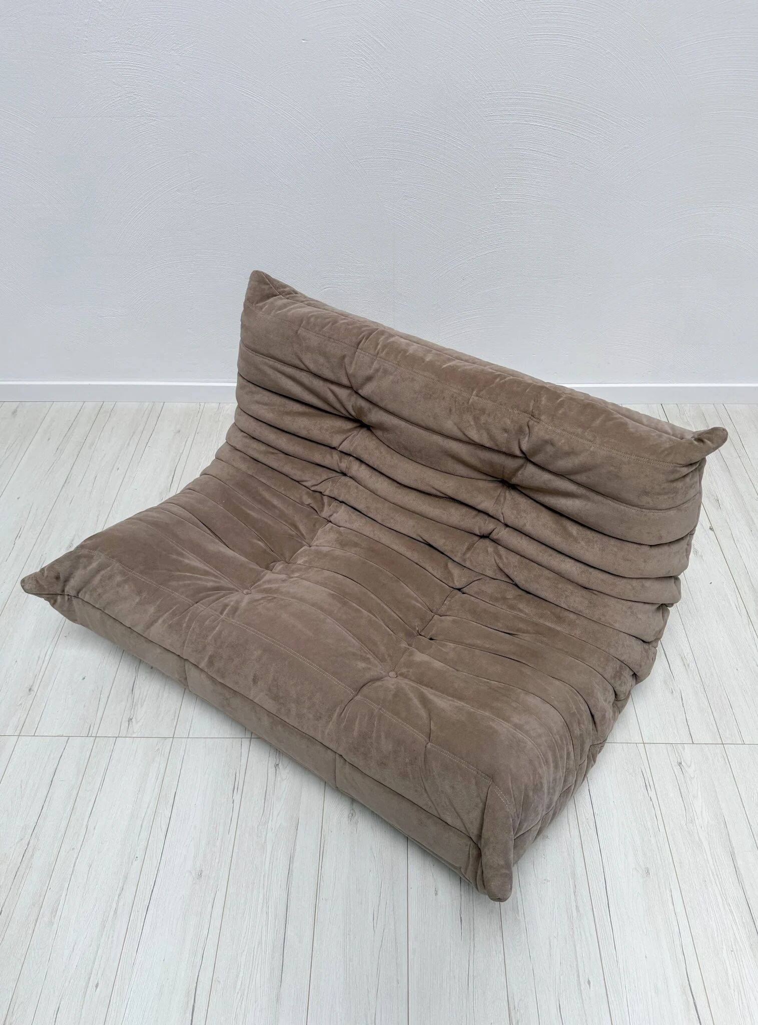1990s vintage original Alcantara Togo 2-seater by Michel Ducaroy for Ligne Roset