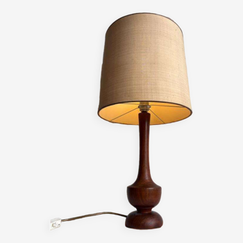 Wooden table lamp vintage