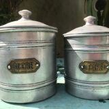 Series of 6 spice pots